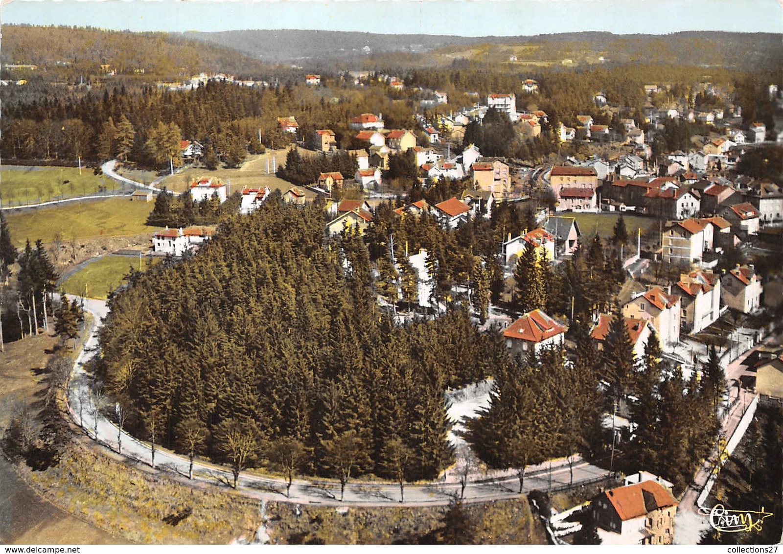 43-LE-CHAMBON-SUR-LIGNON- VUE PANORAMIQUE AERIENNE - Le Chambon-sur-Lignon