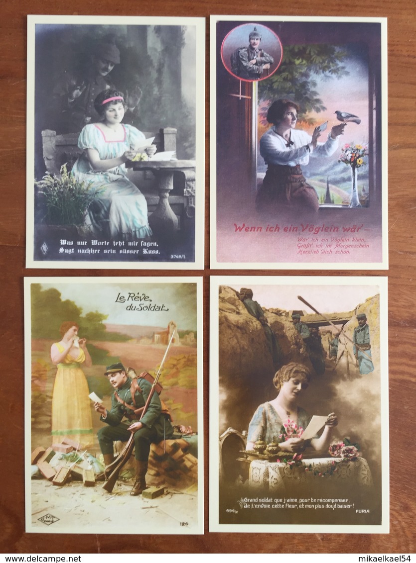 Série De 8 CARTES POSTALES PRE TIMBREES "HOMMAGE AUX COMBATTANTS" 2018 Neuves - Prêts-à-poster:  Autres (1995-...)