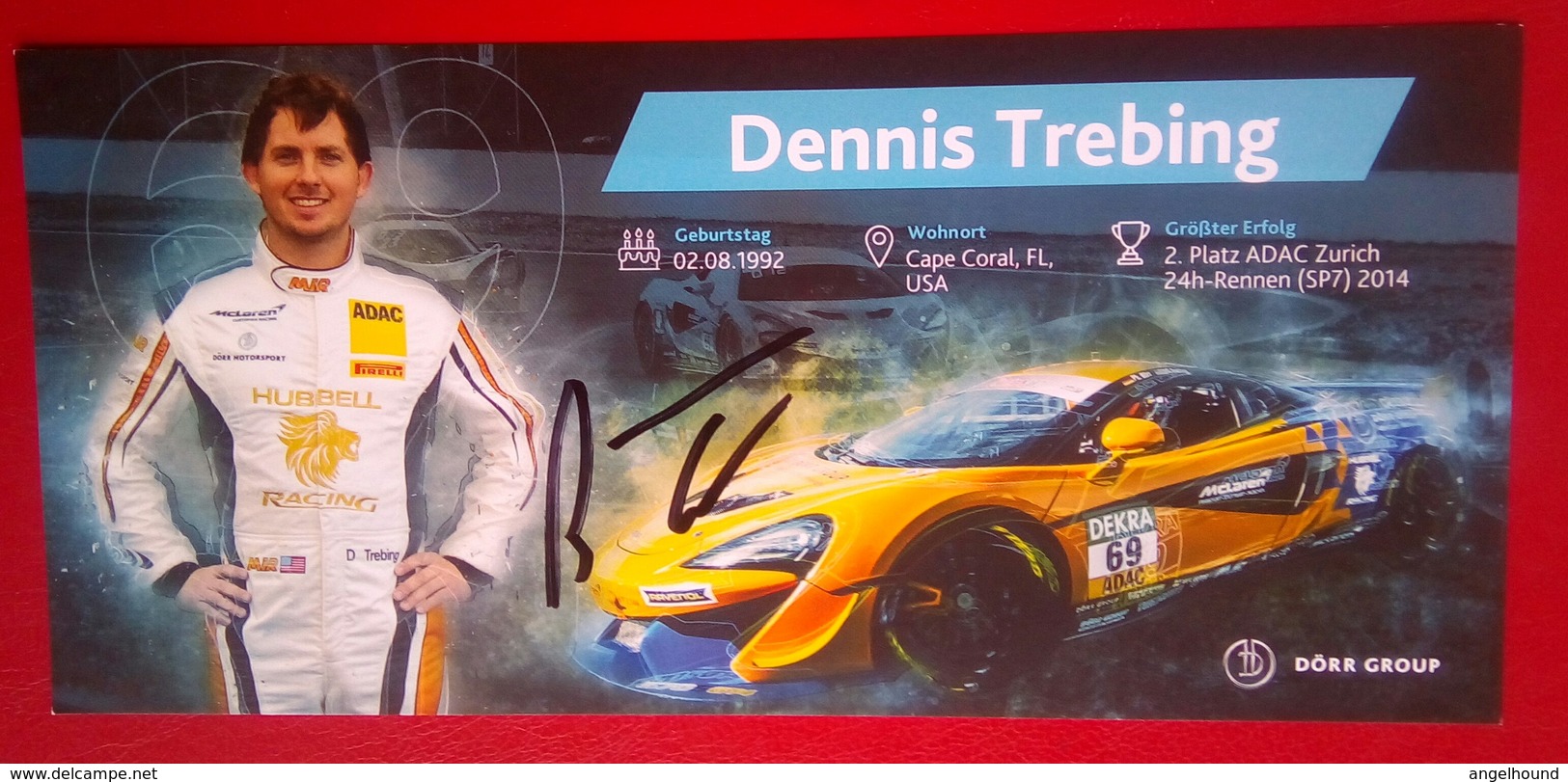 Dennis Trebing (Dorr Group) - Autographes