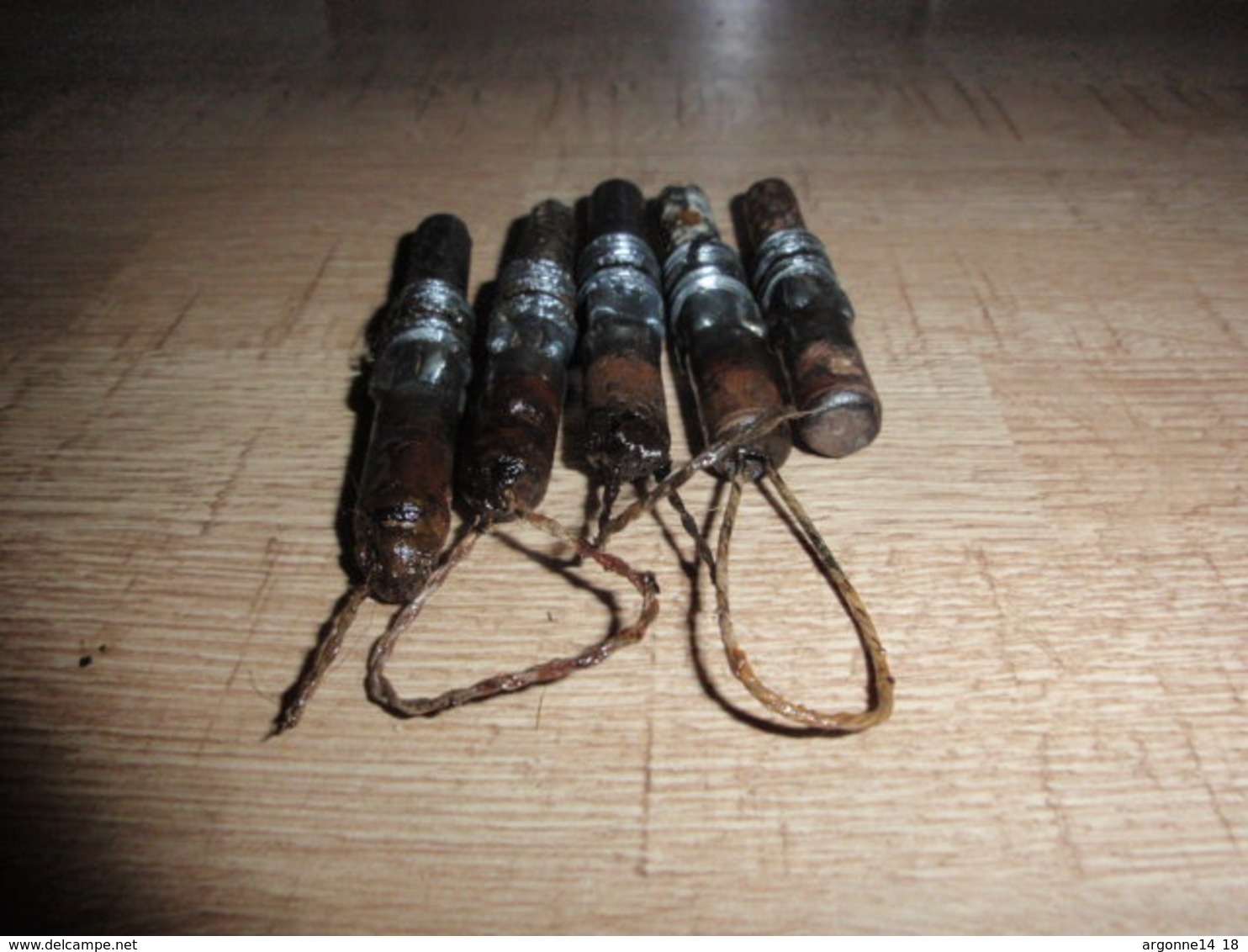 Lot D'allumeurs Pour Grenades œuf  Allemande Ww1 N°6 - 1914-18