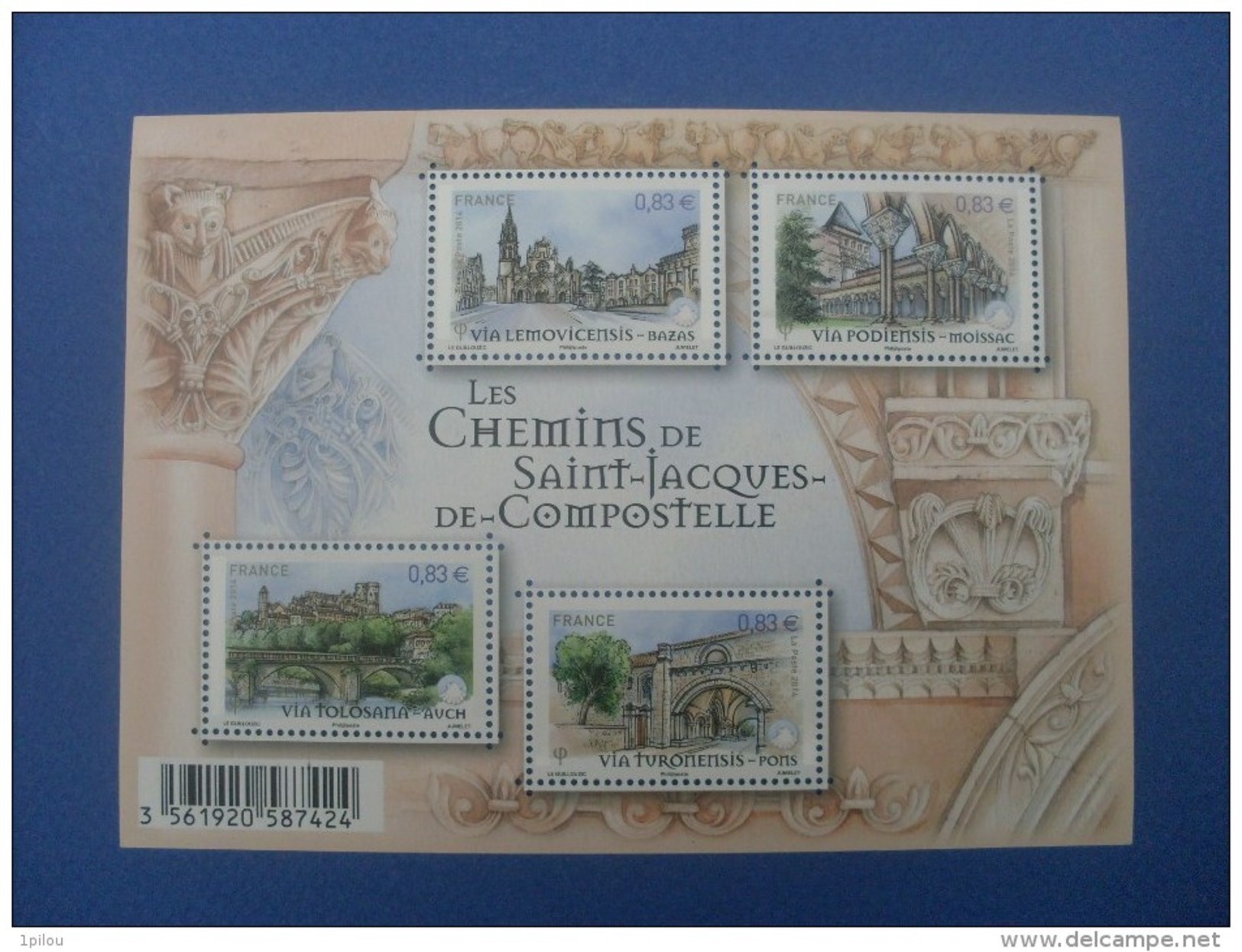 F 4838 Les Chemins De St. Jacques De Compostelle - Neufs