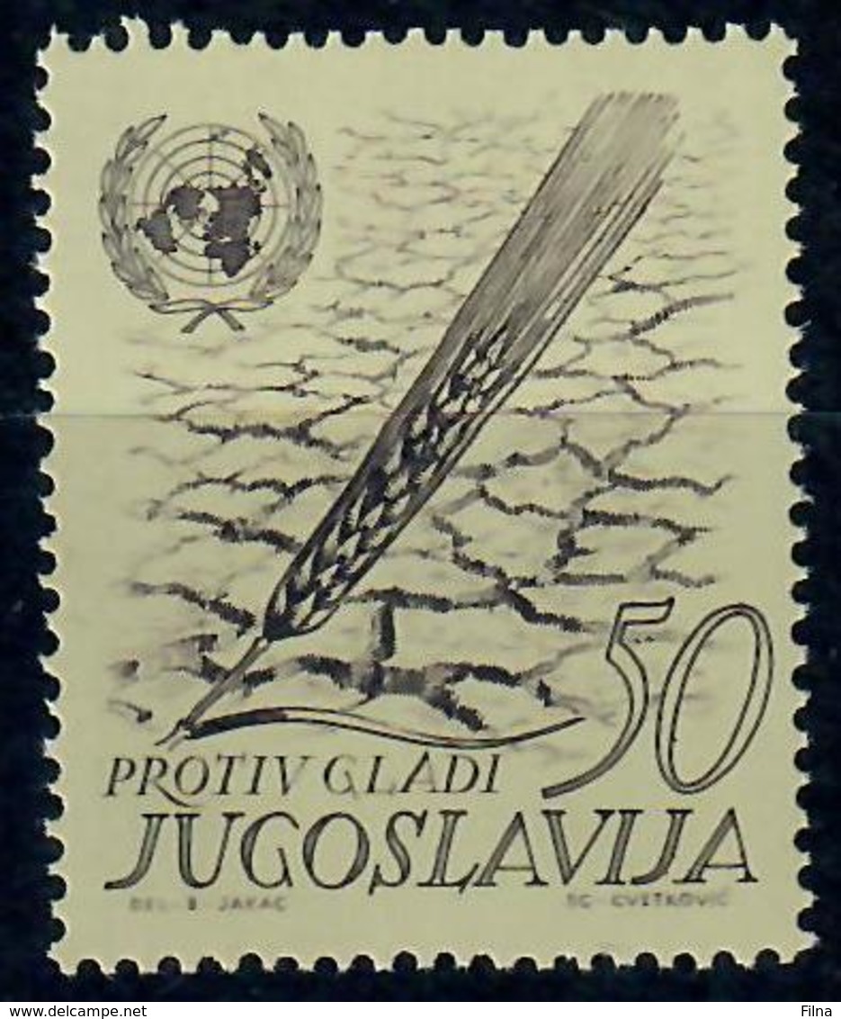 JUGOSLAVIA - 1963 - CAMPAGNA CONTRO LA FAME. - MNH** - Nuovi