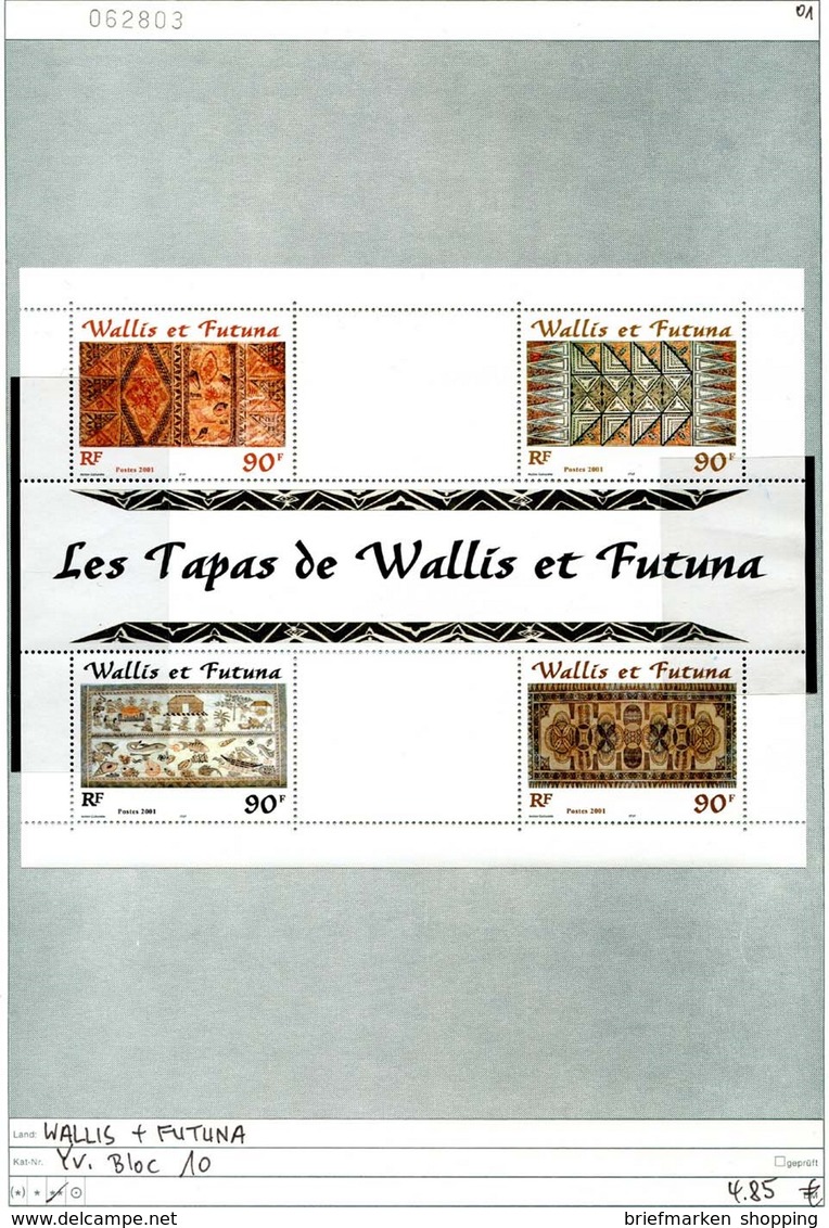 Wallis & Futuna - Michel Block 10 -  ** Mnh Neuf Postfris - - Ungebraucht