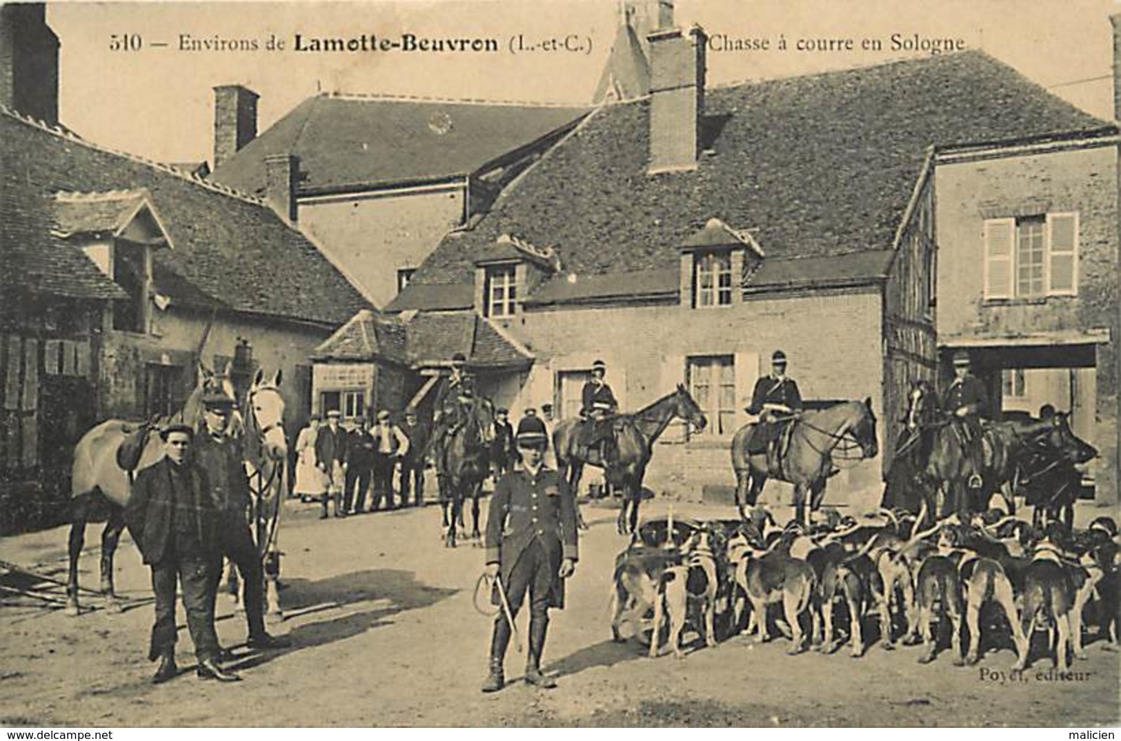 Dpts Div.-ref-AK856- Loir Et Cher - Environs Lamotte Beuvron - à Situer - Chasse à Courre En Sologne - Meute - Piqueurs - Selommes