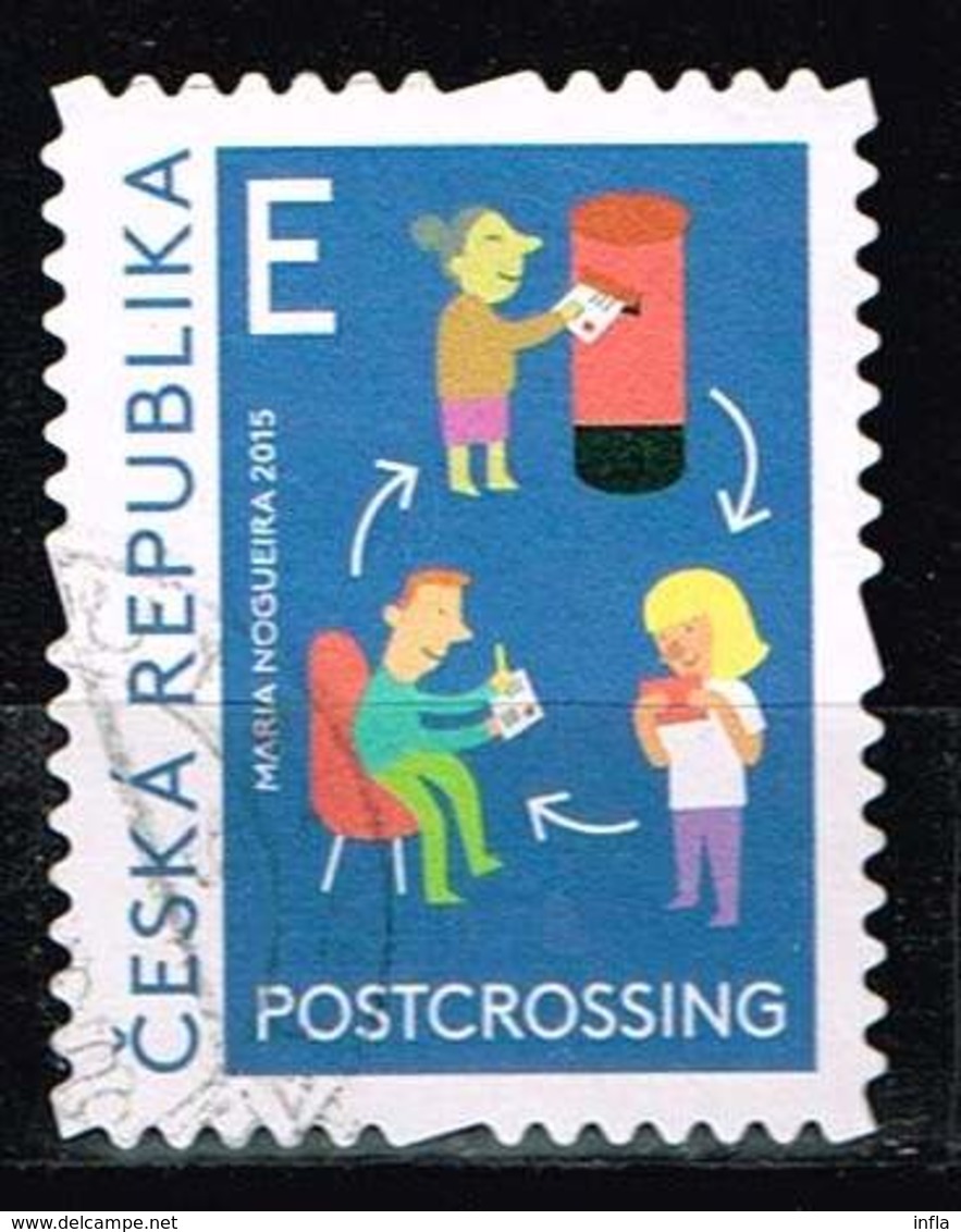 Tschechien 2015, Michel# 857 O Postcrossing - Usados