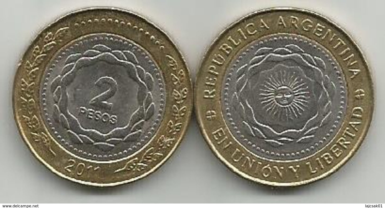 Argentina 2 Pesos 2011. - Argentine