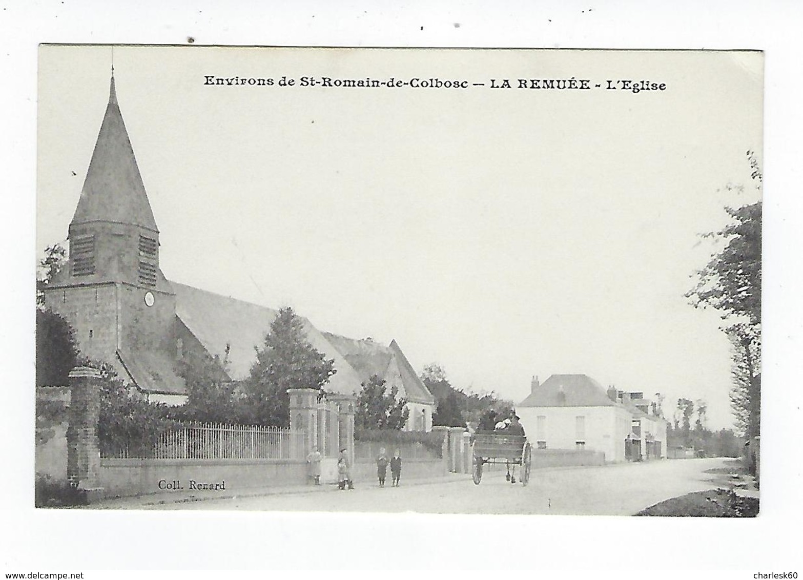 CPA - 76 - Saint Romain De Colbosc - La Remuée - Église - Mellet - Harfleur - Saint Romain De Colbosc