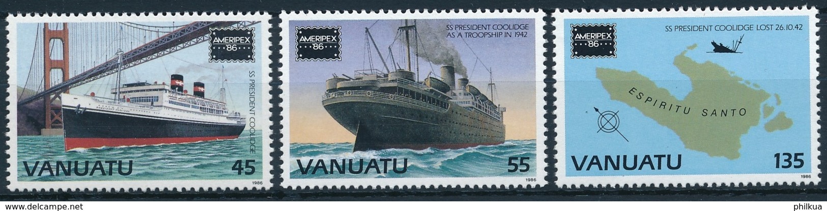 Vanuatu - Postfrisch/** - Schiffe, Seefahrt, Segelschiffe, Etc. / Ships, Seafaring, Sailing Ships - Marittimi