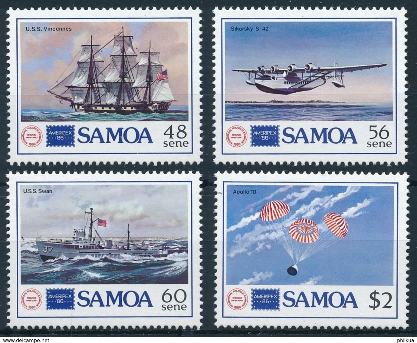 Samoa - Postfrisch/** - Schiffe, Seefahrt, Segelschiffe, Etc. / Ships, Seafaring, Sailing Ships - Maritime