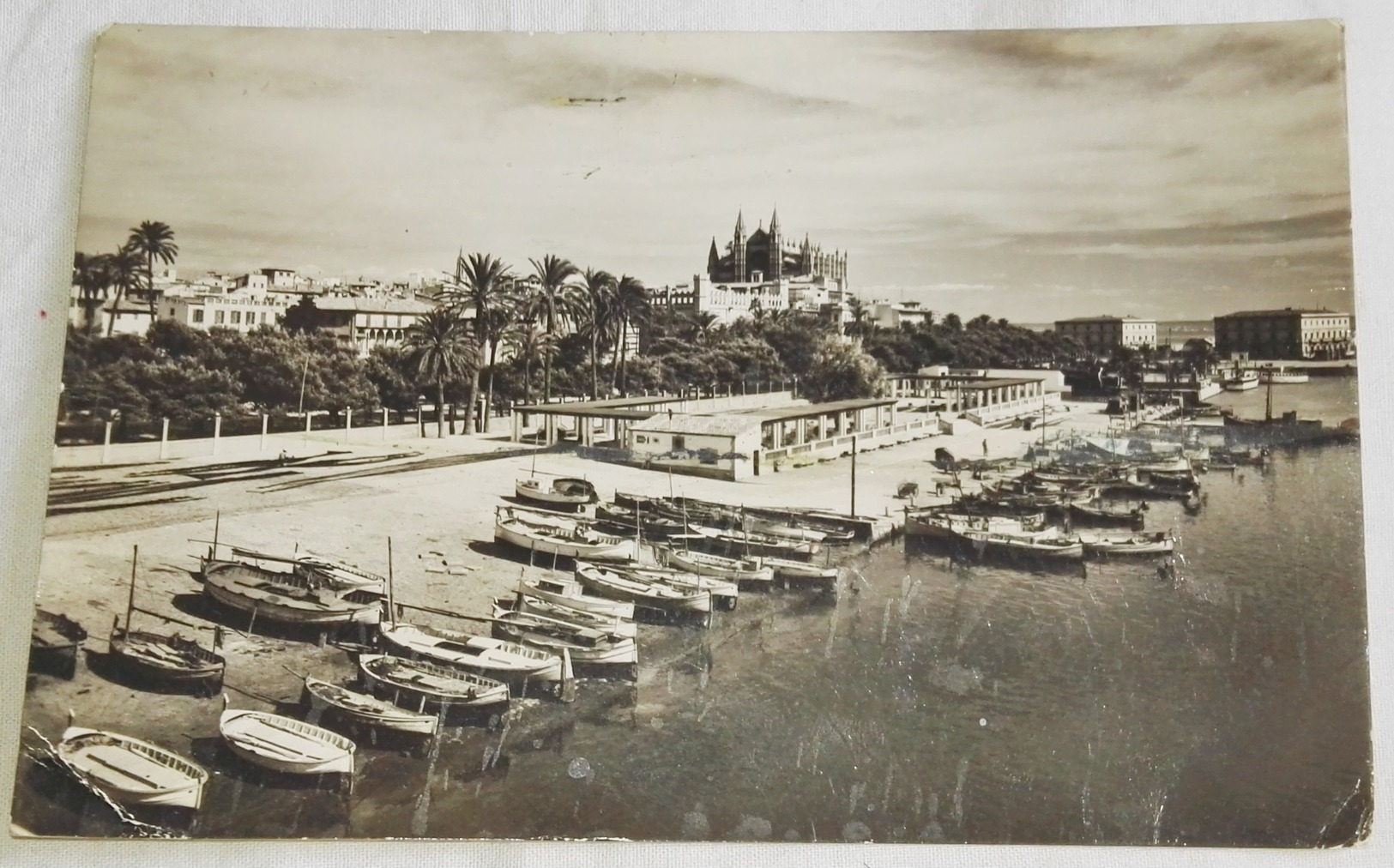 Postcard, Postal, Carte Postale / Spain, Espagne, España - Palma De Mallorca, La Catedral Desde Muelle Pescadores - Palma De Mallorca