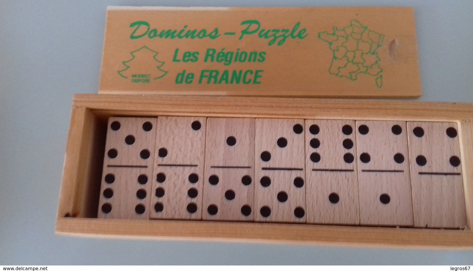DOMINOS-PUZZLE REGIONS DE France - Rompecabezas