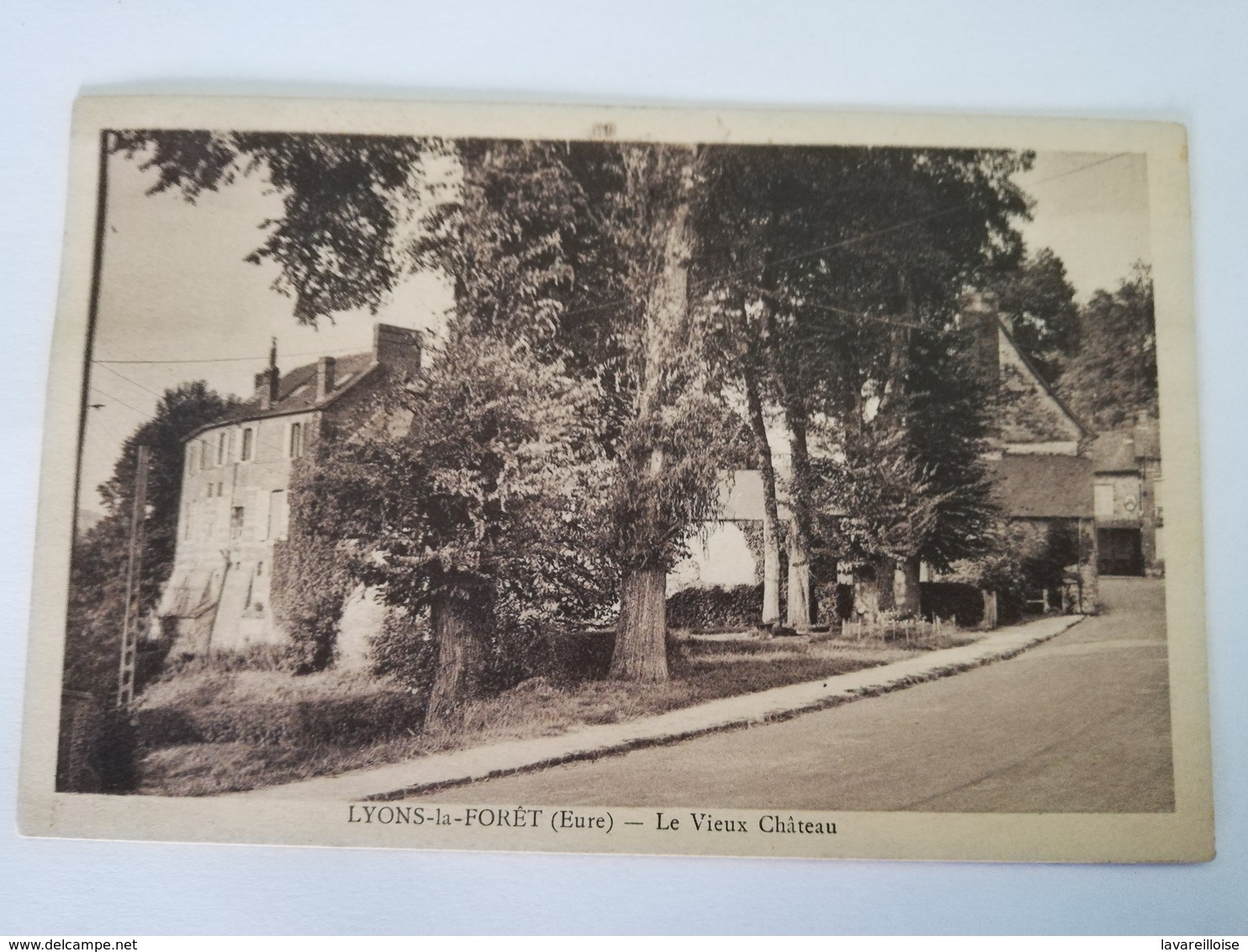 CPA 27 LYONS LA FORET LE VIEUX CHATEAU BELLE CARTE RARE !! - Lyons-la-Forêt