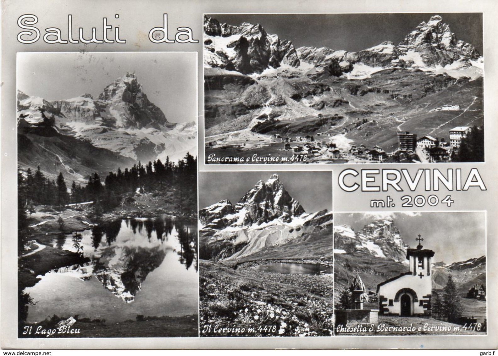 Valle D' Aosta - Saluti Da Cervinia - Fg Vg - Altri & Non Classificati