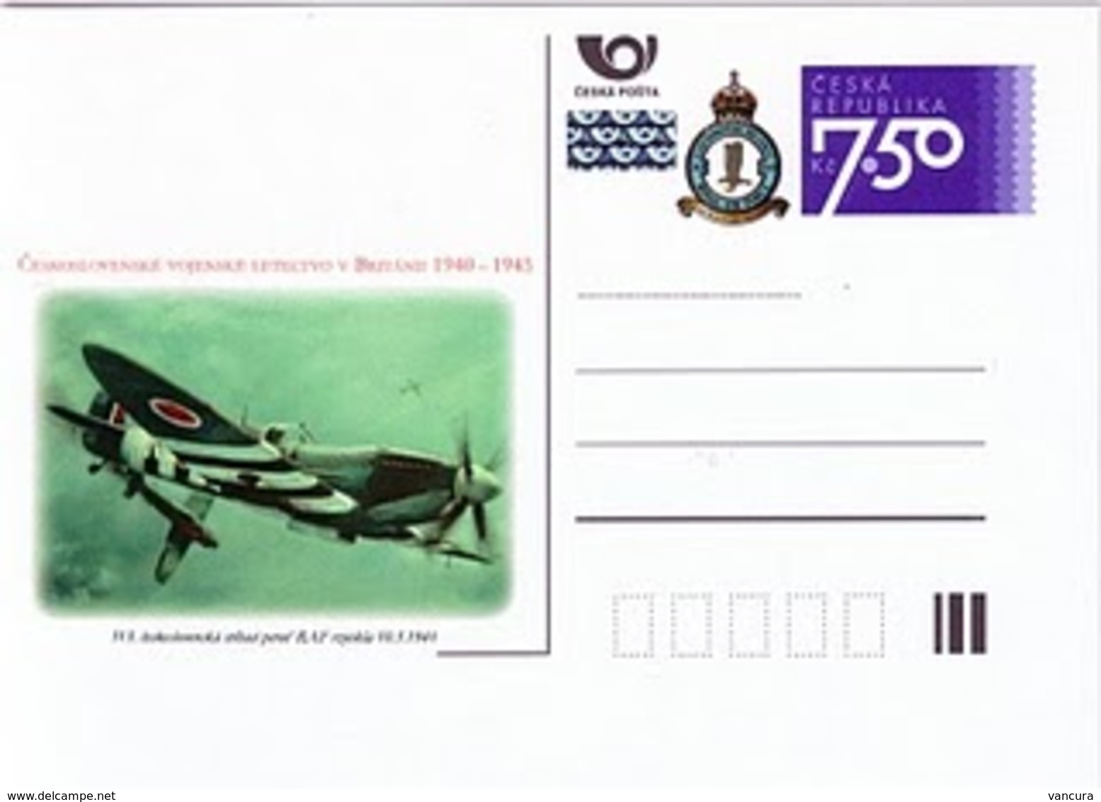 Cards CDV C Czech Republic Czechoslovak Pilots In Great Britain 2006 - 2. Weltkrieg
