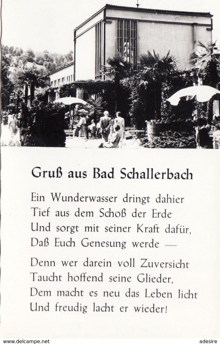 Gruß Aus BAD SCHALLERBACH OÖ - Fotokarte - Bad Schallerbach