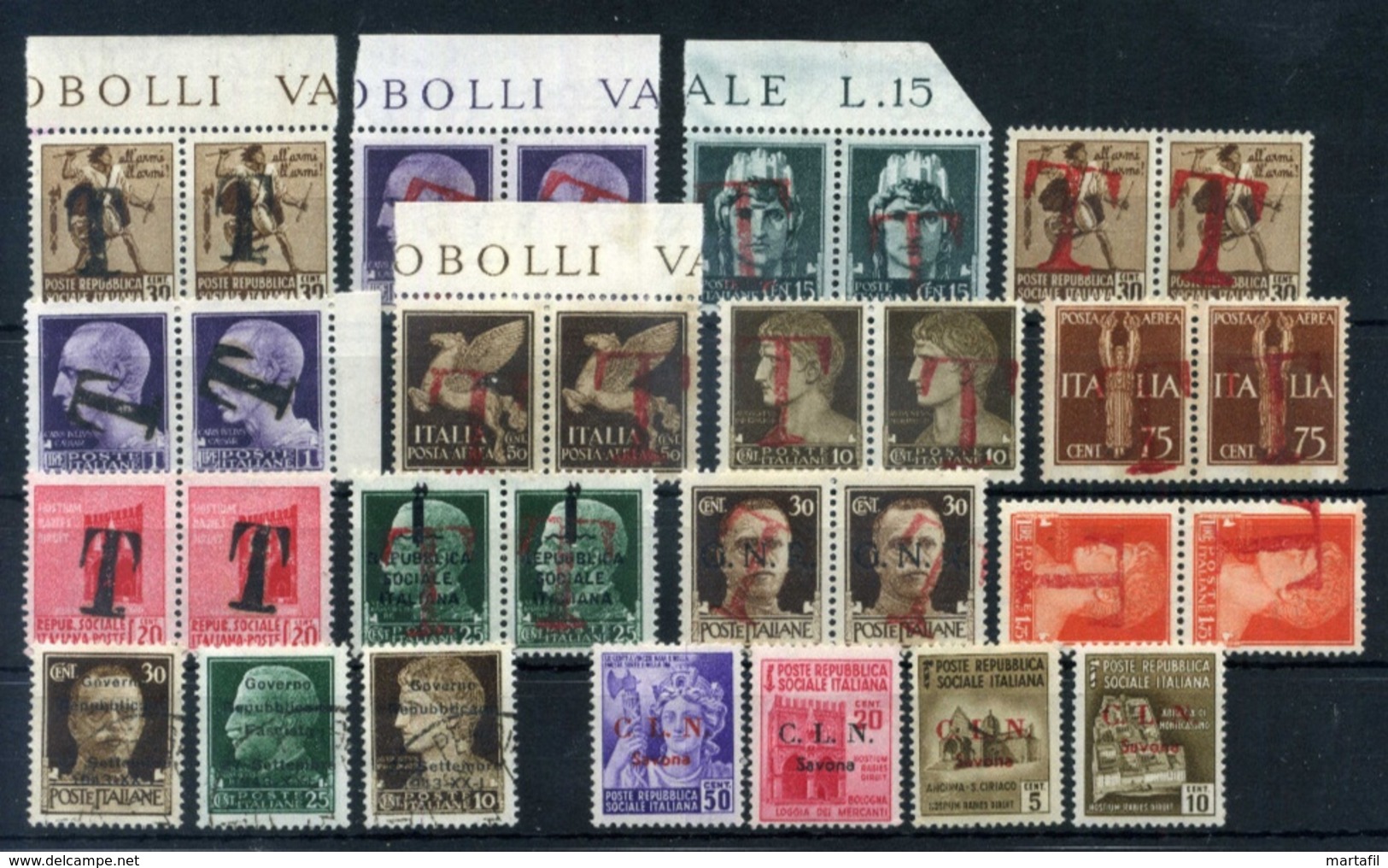 LOT WORLD STAMPS - Classici, MNH **, annullati, alto valore di catalogo // Partenza 1€