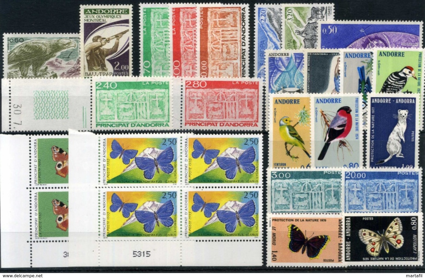 LOT WORLD STAMPS - Classici, MNH **, annullati, alto valore di catalogo // Partenza 1€