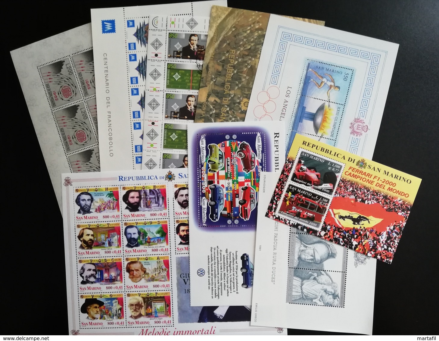 LOT WORLD STAMPS - Classici, MNH **, annullati, alto valore di catalogo // Partenza 1€