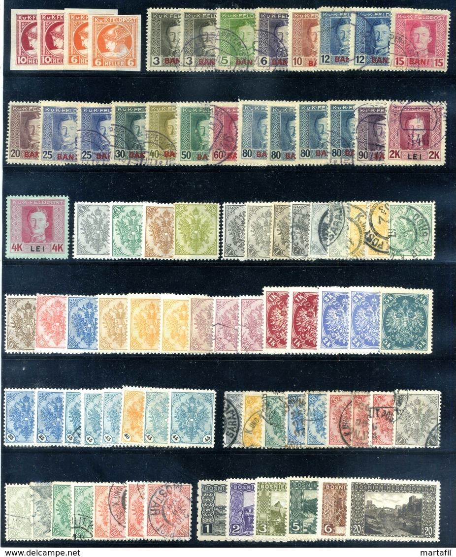 LOT WORLD STAMPS - Classici, MNH **, annullati, alto valore di catalogo // Partenza 1€