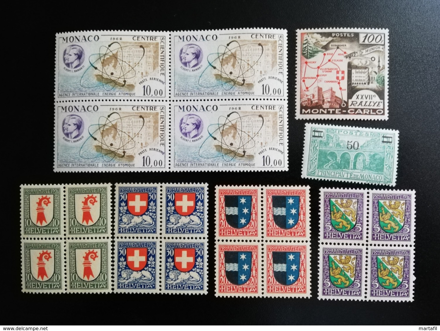 LOT WORLD STAMPS - Classici, MNH **, annullati, alto valore di catalogo // Partenza 1€