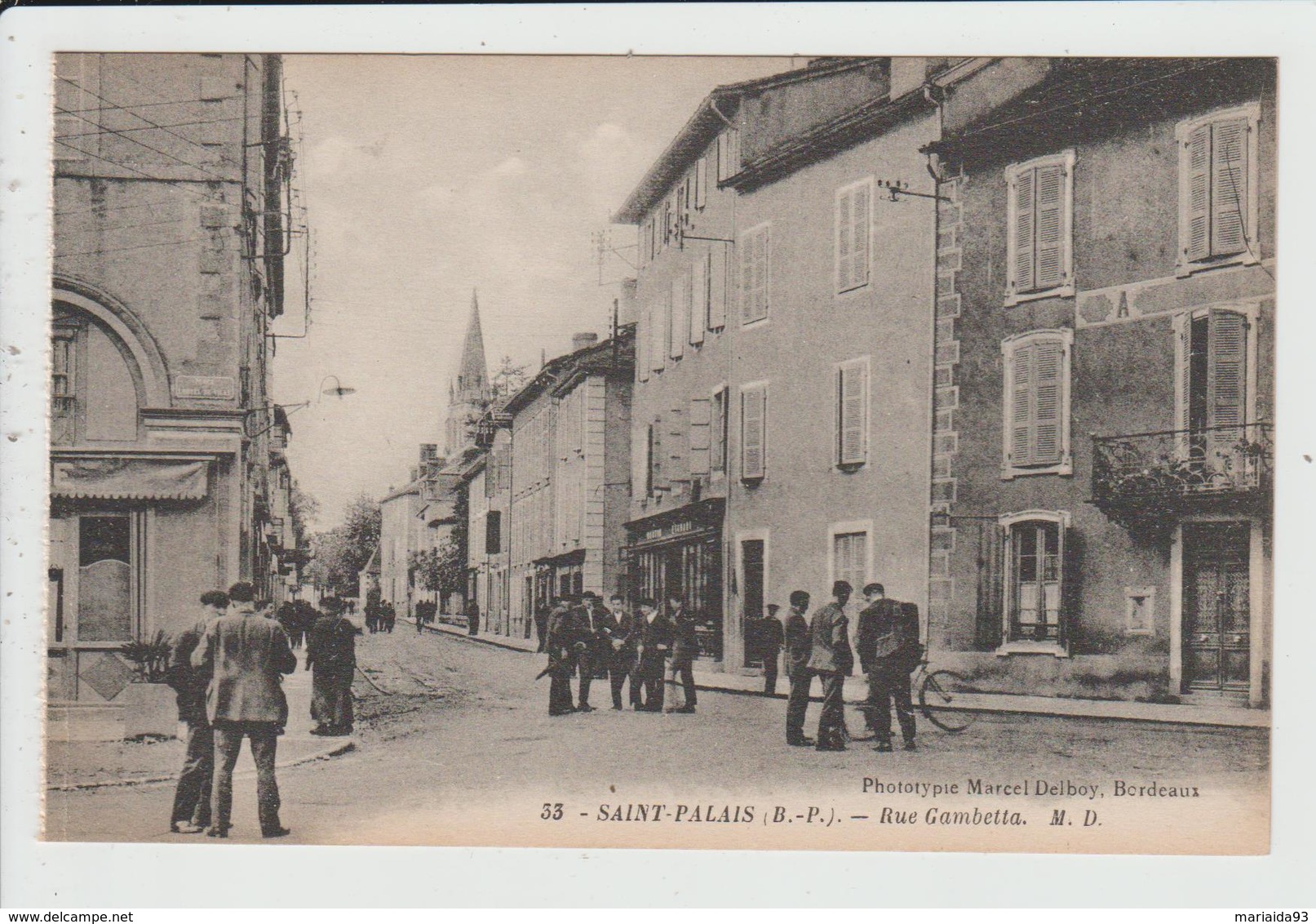 SAINT PALAIS - PYRENEES ATLANTIQUES - RUE GAMBETTA - Saint Palais