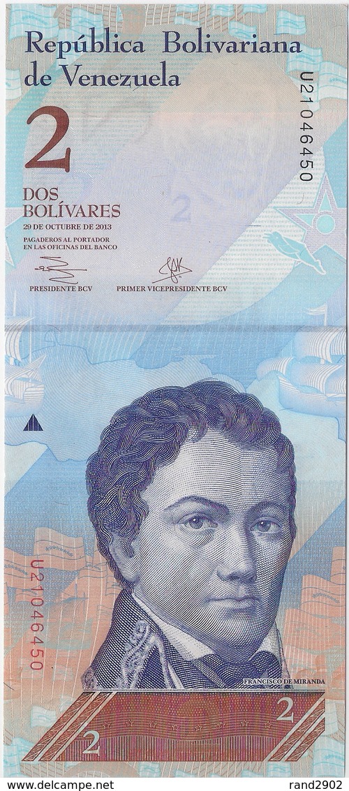 Venezuela 2 Bolivares 2013 (4) P-88 /005B/ - Venezuela