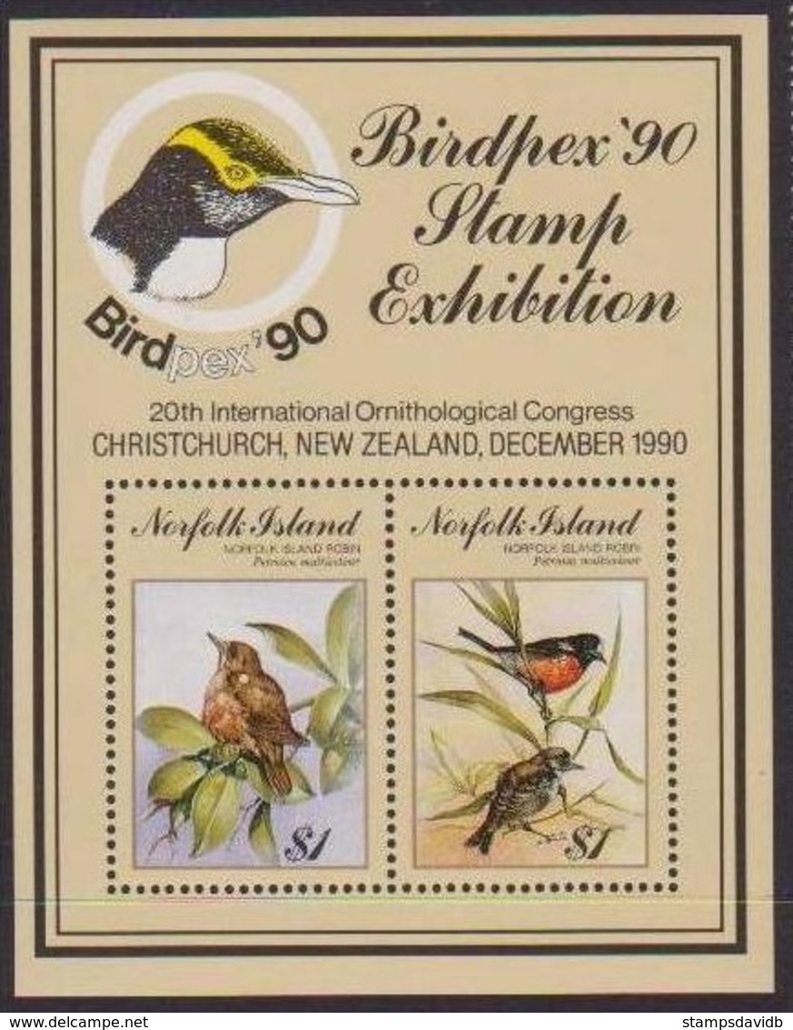 1990	Norfolk Island	493-494/B13	Birdpex '90	7,00 € - Struzzi