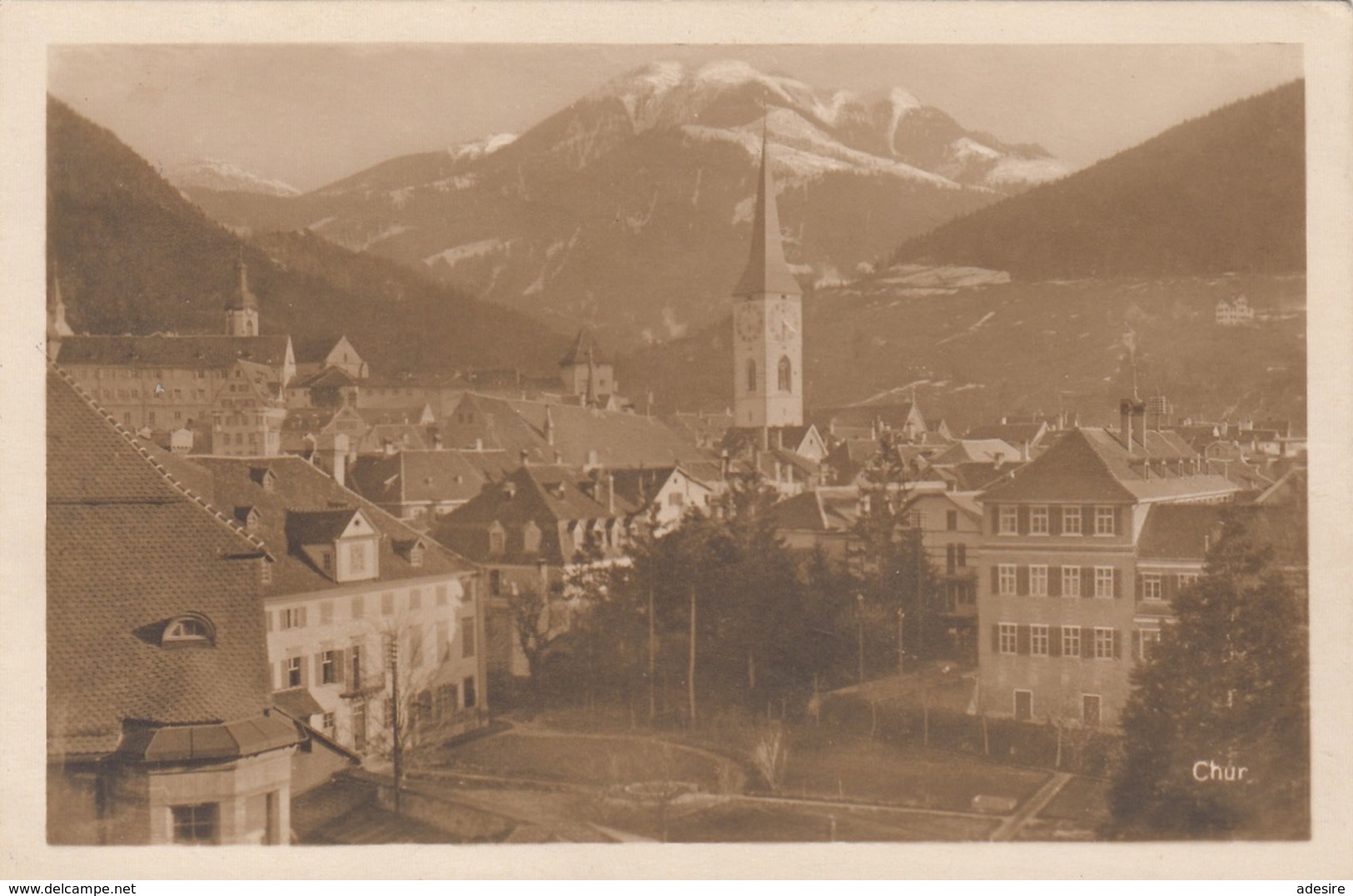 CHUR Graubünden Schweiz Fotokarte Um 1930 - Chur