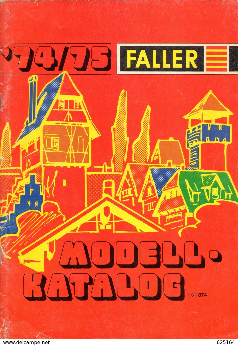 Catalogue FALLER 1974-75 Modellhus Auto Racing Hit Car Hit Train + Preis - En Suédois - Non Classés