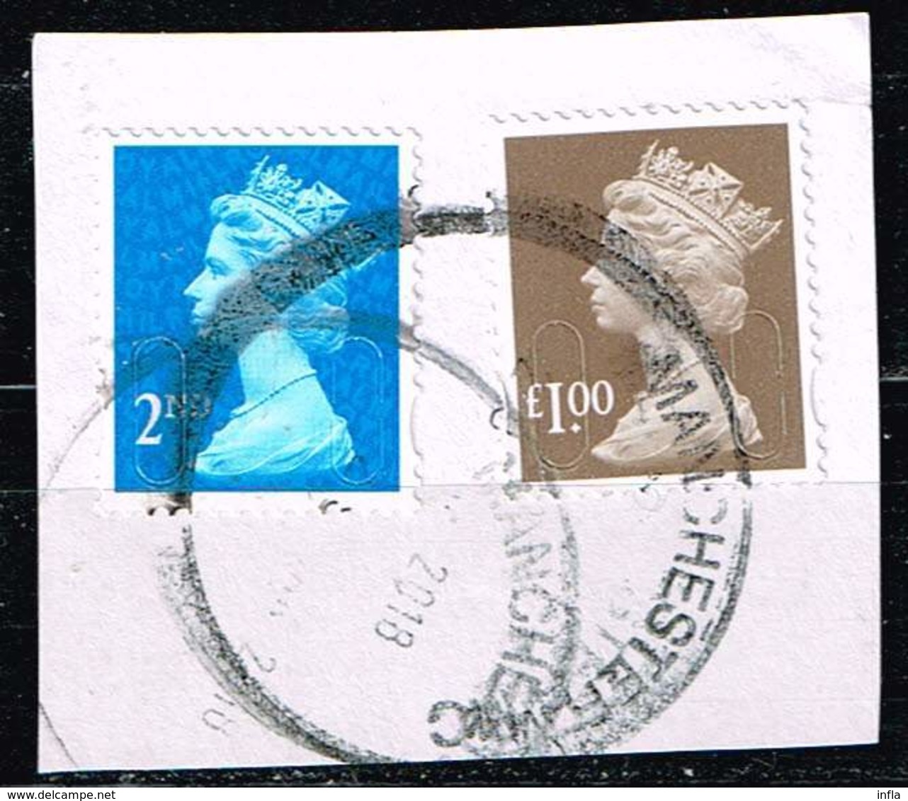 GB 2014, Michel# 3861 O Queen Elizabeth II - Security Machin - MPIL, M16L - Machin-Ausgaben