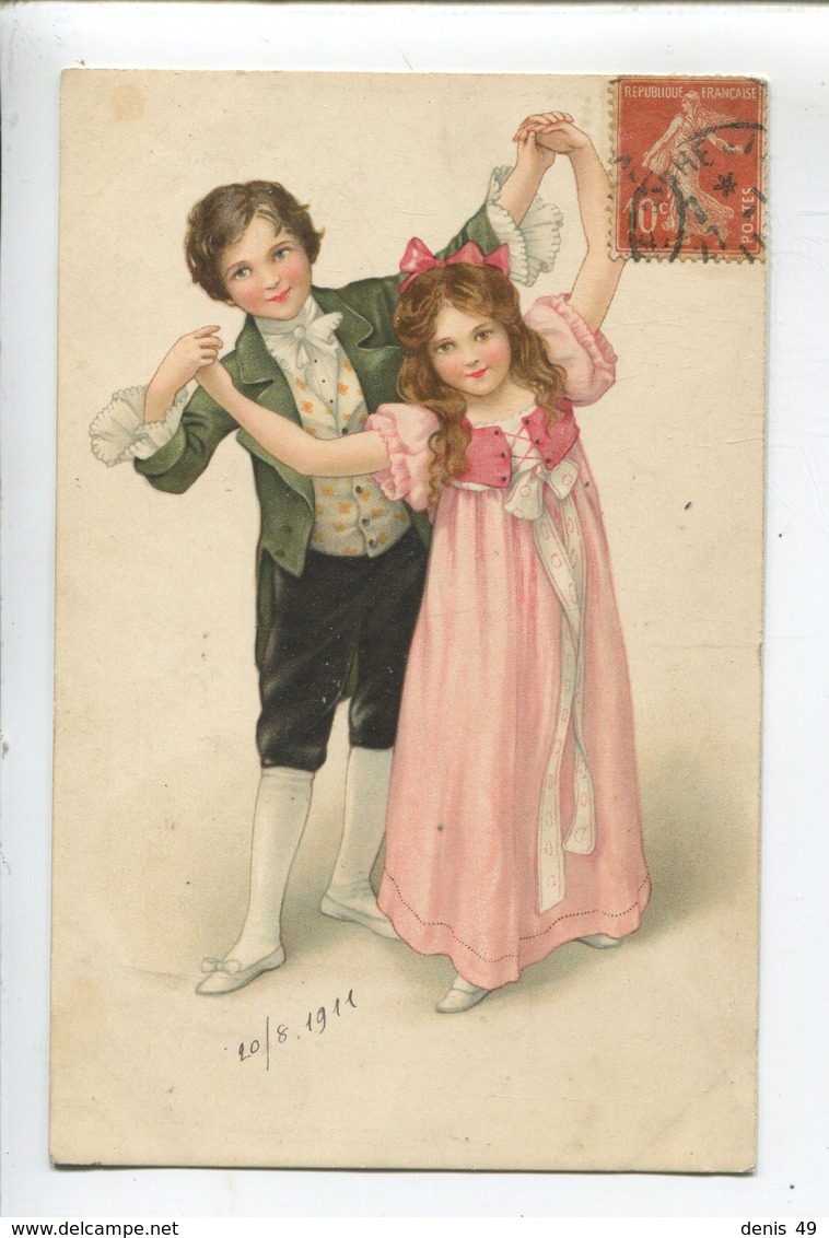 Flatcher Illustrateur BD  Enfants Danse - 1900-1949