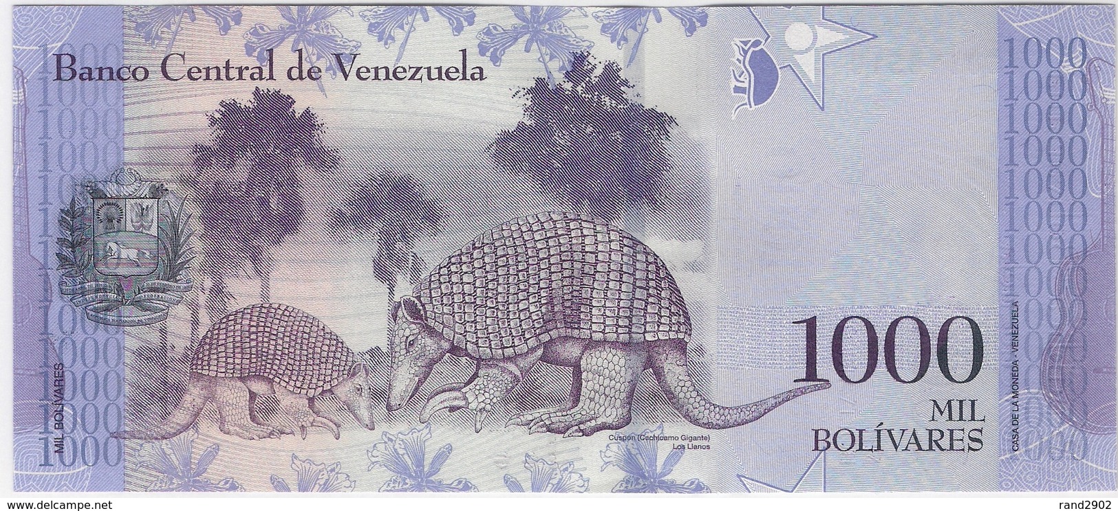 Venezuela 1000 Bolivares 2017 (10) P-95 /005B/ - Venezuela