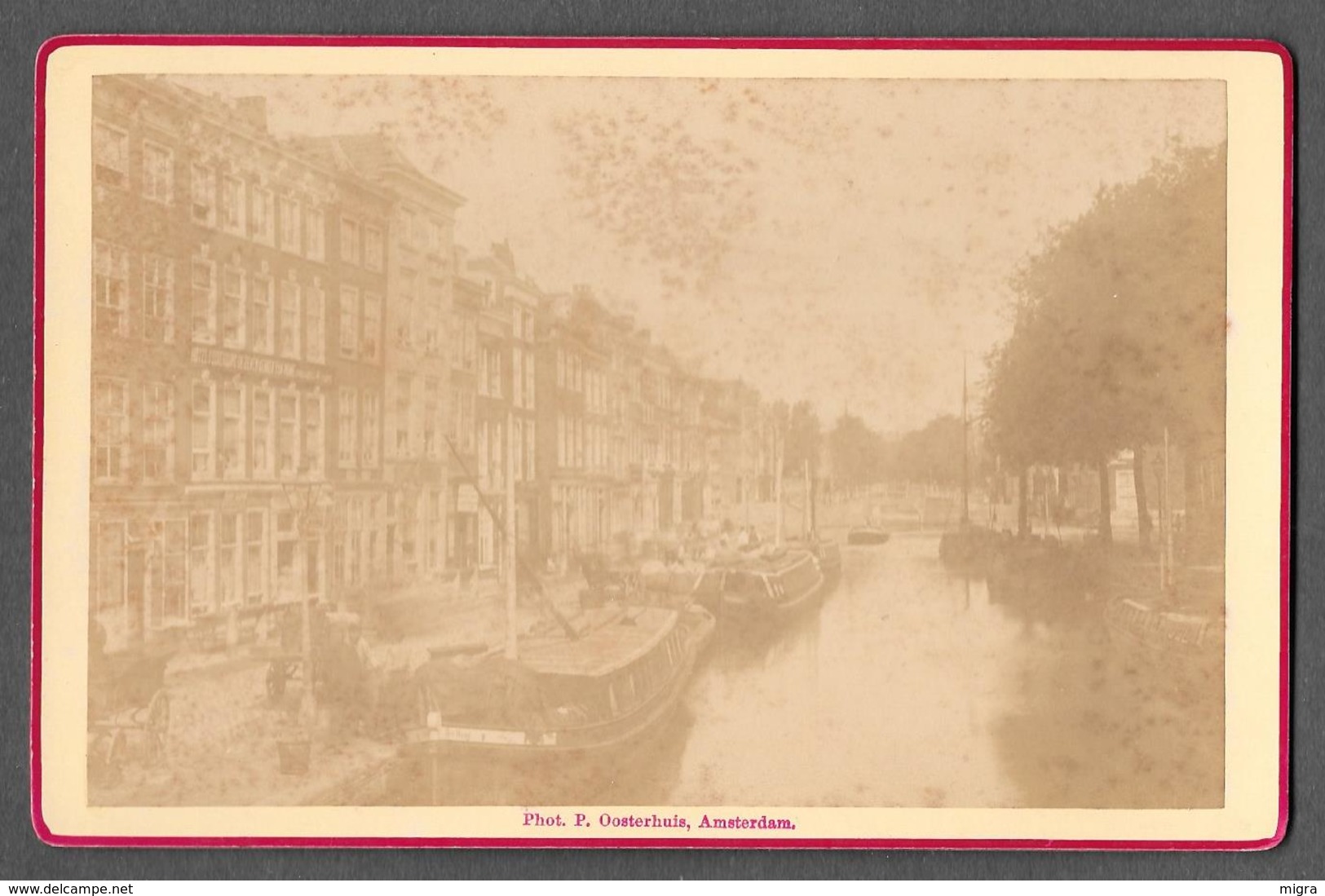 6 PHOTO - P. OOSTERHUIS AMSTERDAM - Antiche (ante 1900)