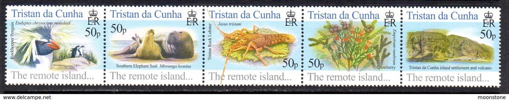 Tristan Da Cunha 2005 Islands I, Tristan Strip Of 5, MNH, SG 818/22 - Tristan Da Cunha