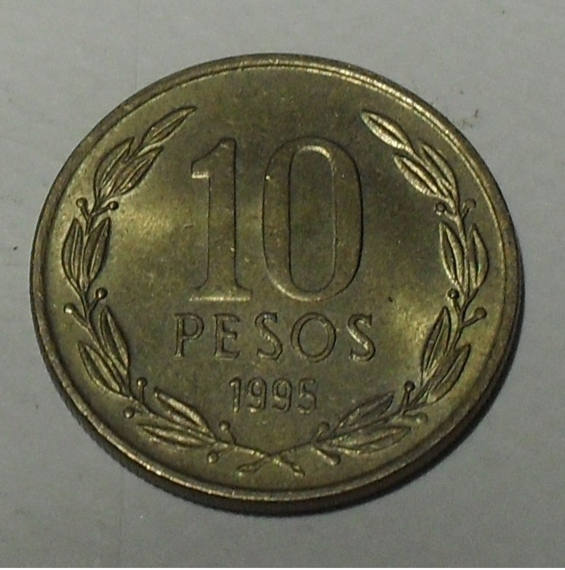 1995 - Chili - Chile - 10 PESOS, So, KM 218.1 - Chile