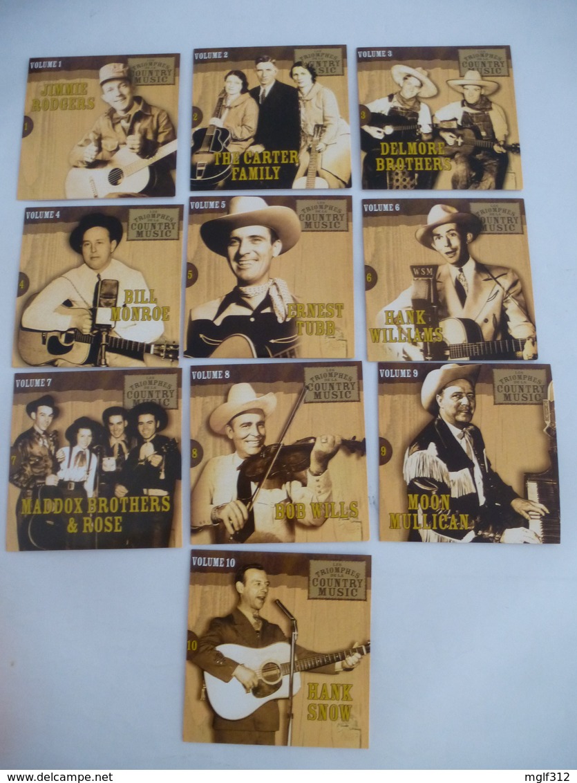 Coffret De 20 CD "LES TRIOMPHES DE LA COUNTRY MUSIC" Durée Totale D'écoute 23 H 36 S - EDITION De 2002 - Country Et Folk