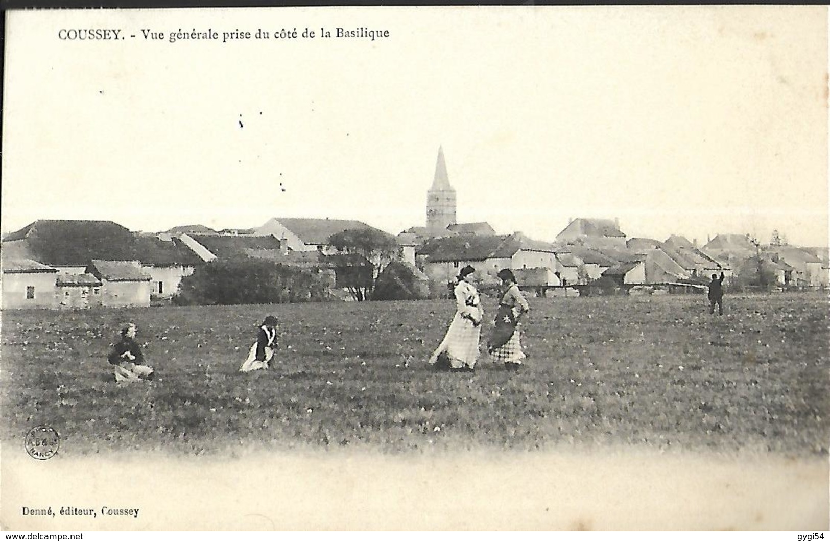 Coussey   Vue Générale Prise Du Côté De La Basilique   CPA 1907 - Coussey