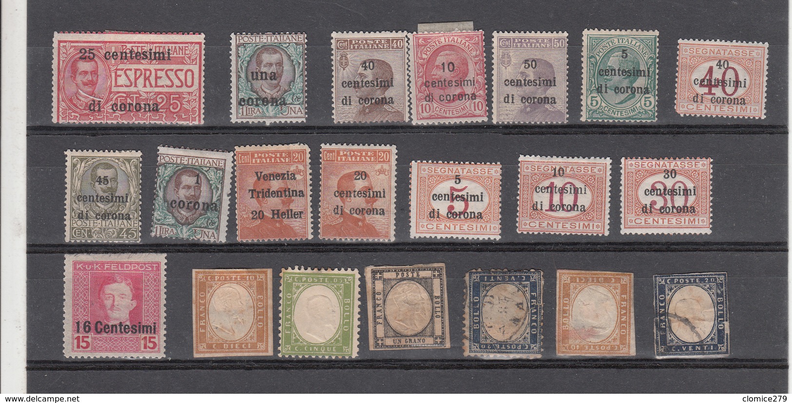 L Italie  Lot De Timbres   Charnières X - Collections