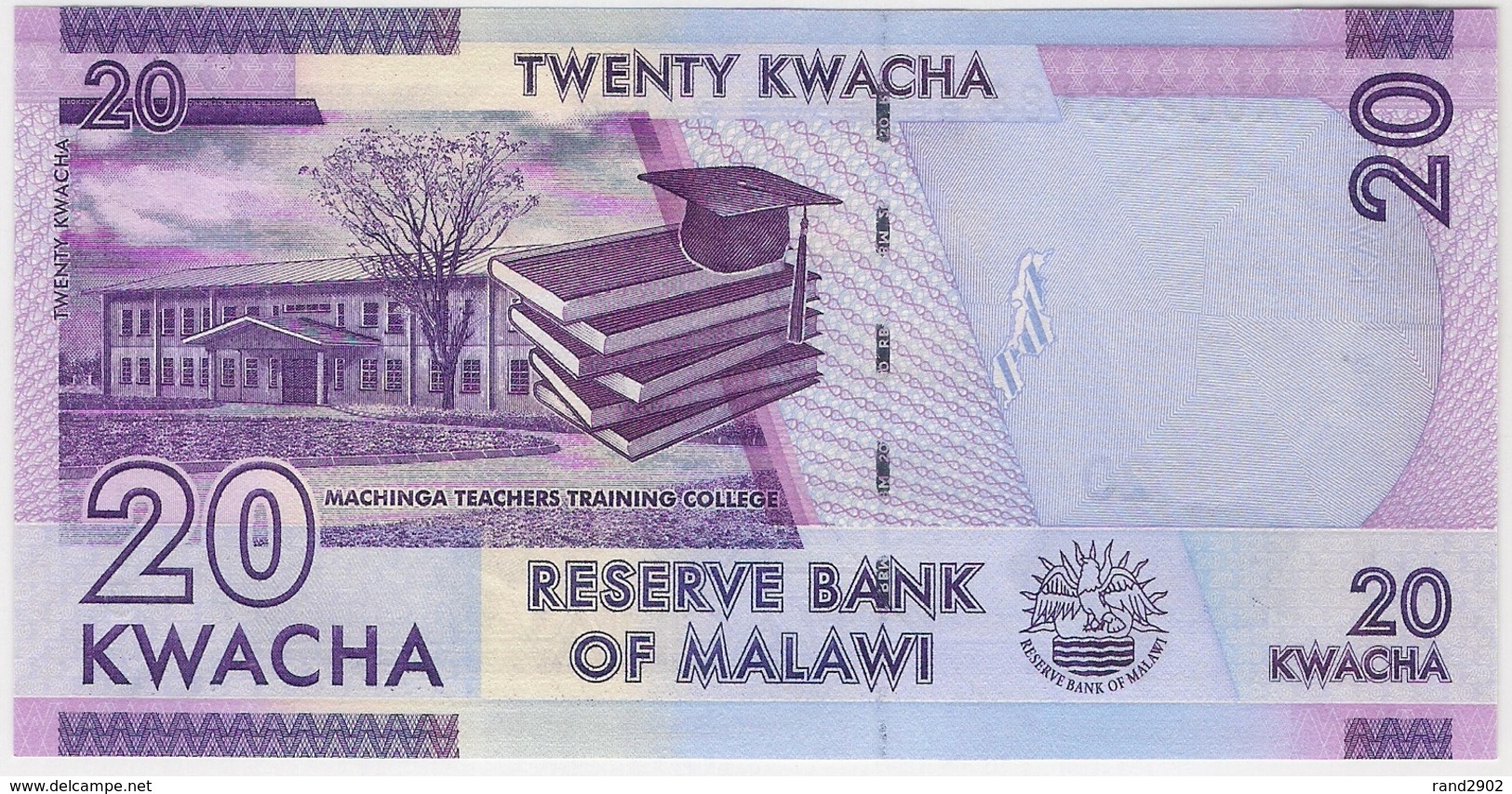 Malawi 20 Kwacha 2015 (3) P- /006B/ - Malawi