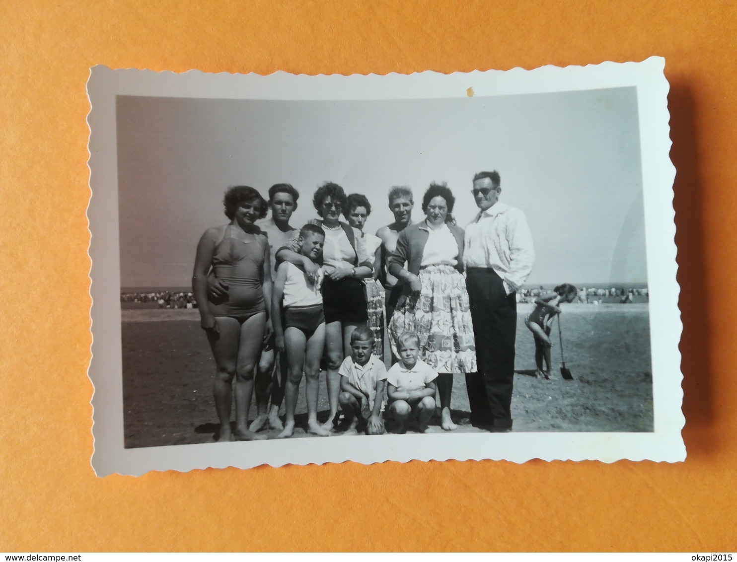 GLACES DE L ESCALE À WENDUINE WENDUYNE BELGIQUE PLAGE MER COUPLE PERSONNES VACANCES LOT 26 PHOTOS DE 2 FAMILLES - Orte