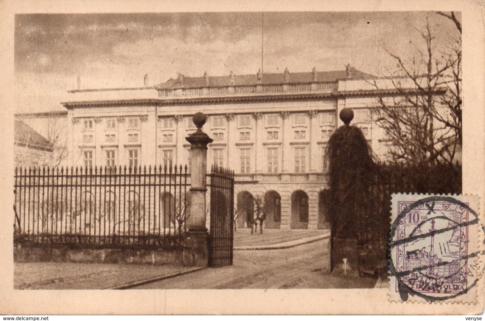 Pologne : WARSZAWA - WARSAW- VARSOVIE ¤ Rada Ministrow - Council Of Minister's Palace ¤ Circulé 1929 - Pologne