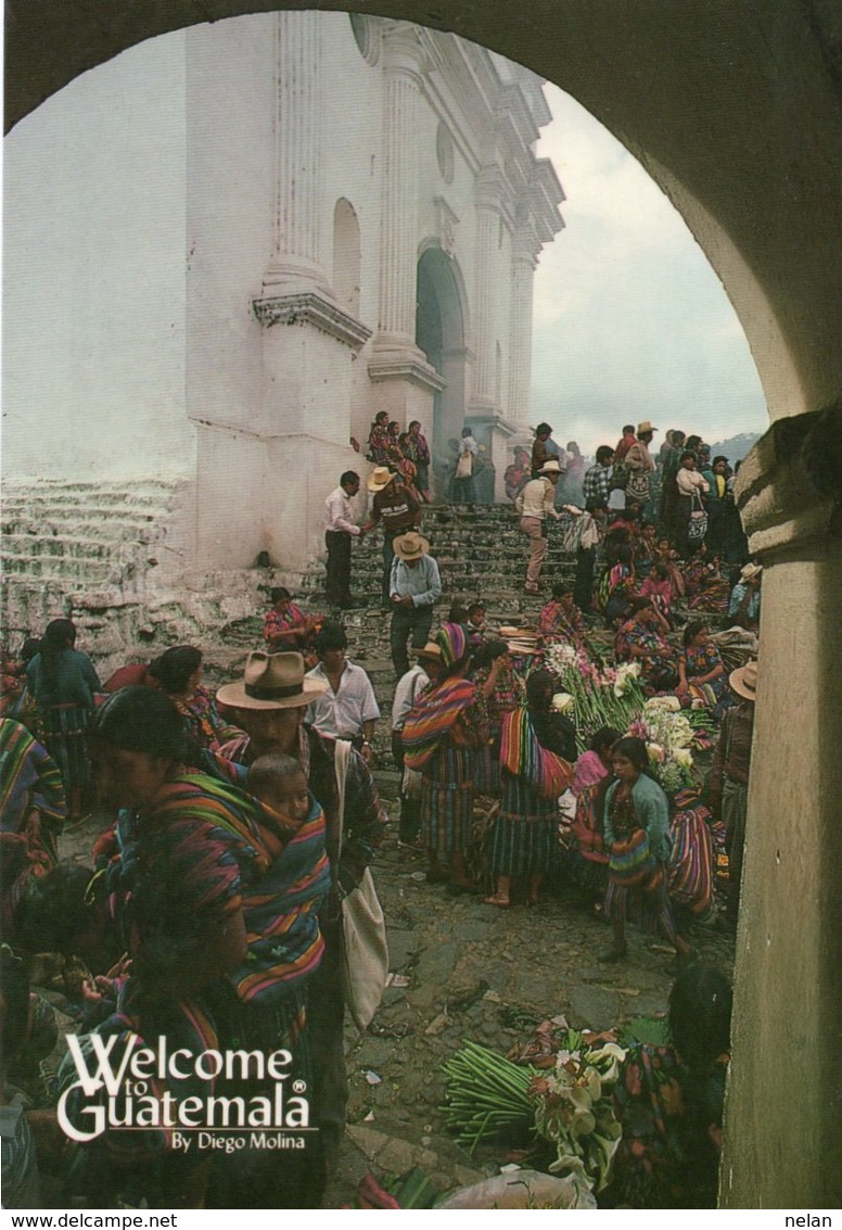 VISTOSO DIA DE MERCADO EN CHICHICASTENANGO- VIAGGIATA     FG - Guatemala