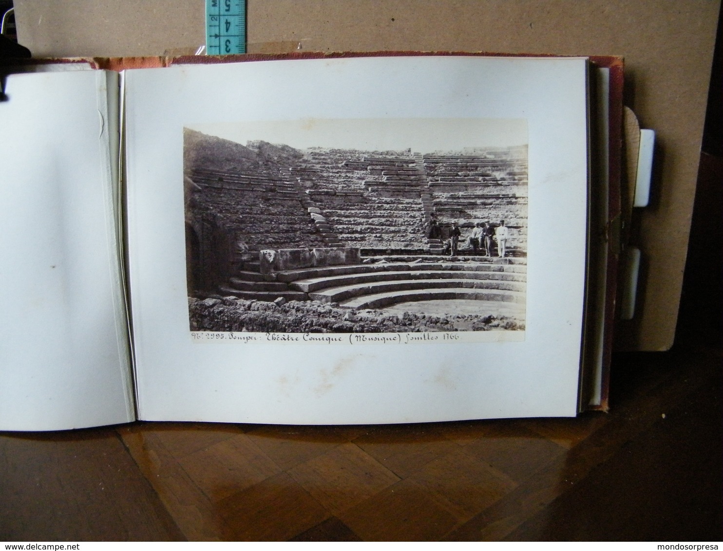 DB - ALBUM POMPEI - SOUVENIR, FOTOGRAFICO ANNO 1874 - 48 STAMPE FOTOGRAFICHE - NAPOLI