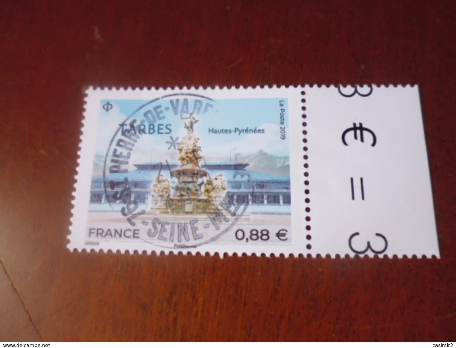 OBLITERATION CHOISIE  SUR TIMBRE NEUF  TARBES 5335 - Used Stamps