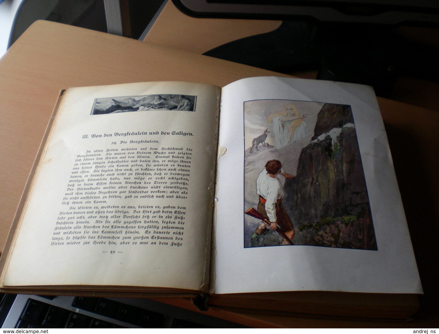 Oesterreichs Sagenborn Vom Fr Kuthmayer 208 Pages - Alte Bücher
