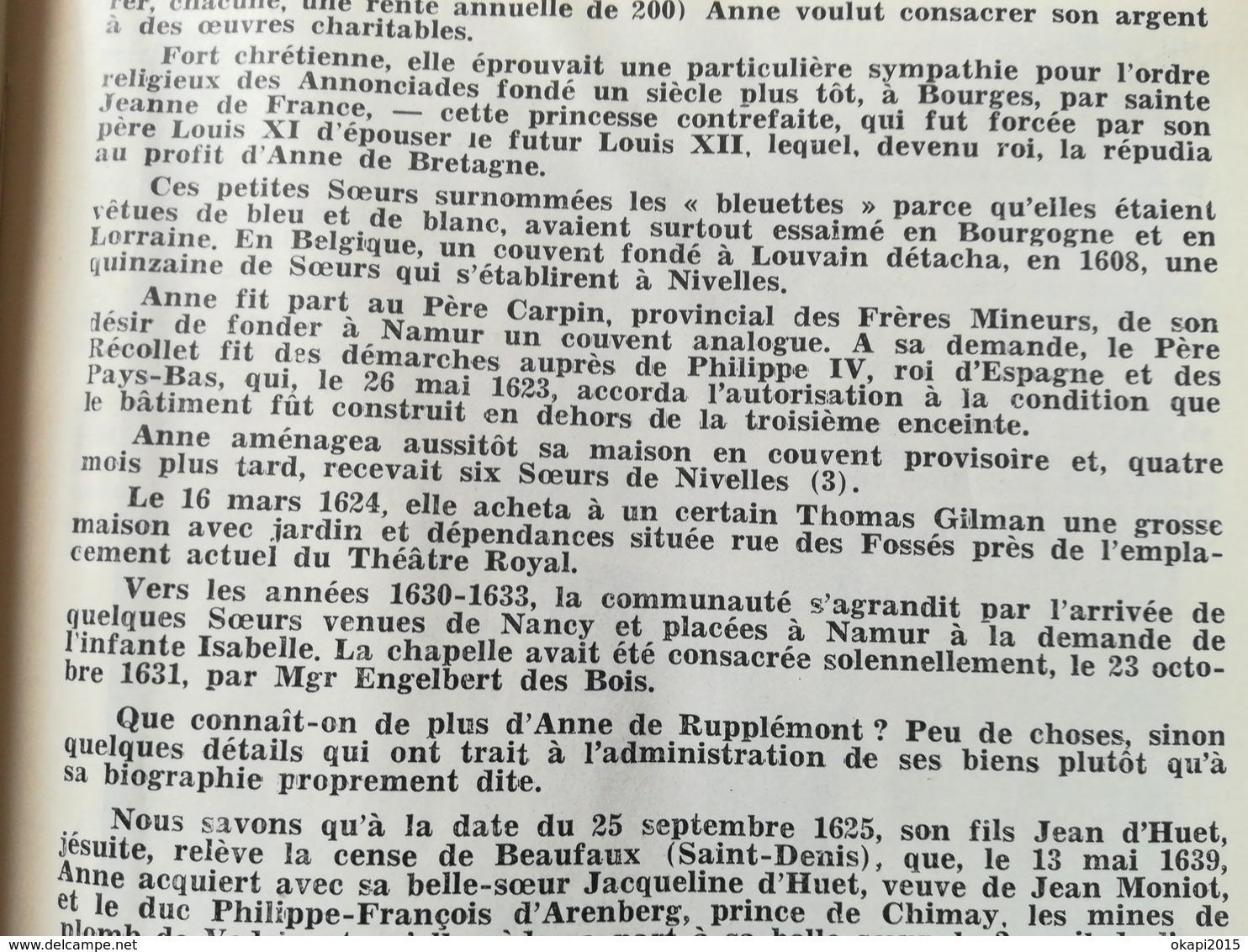 LES FANTÔMES DES RUES DE NAMUR LIVRE AVEC DÉDICACE DE L AUTEUR A. Dulière Année 1956 RÉGIONALISME Belgique