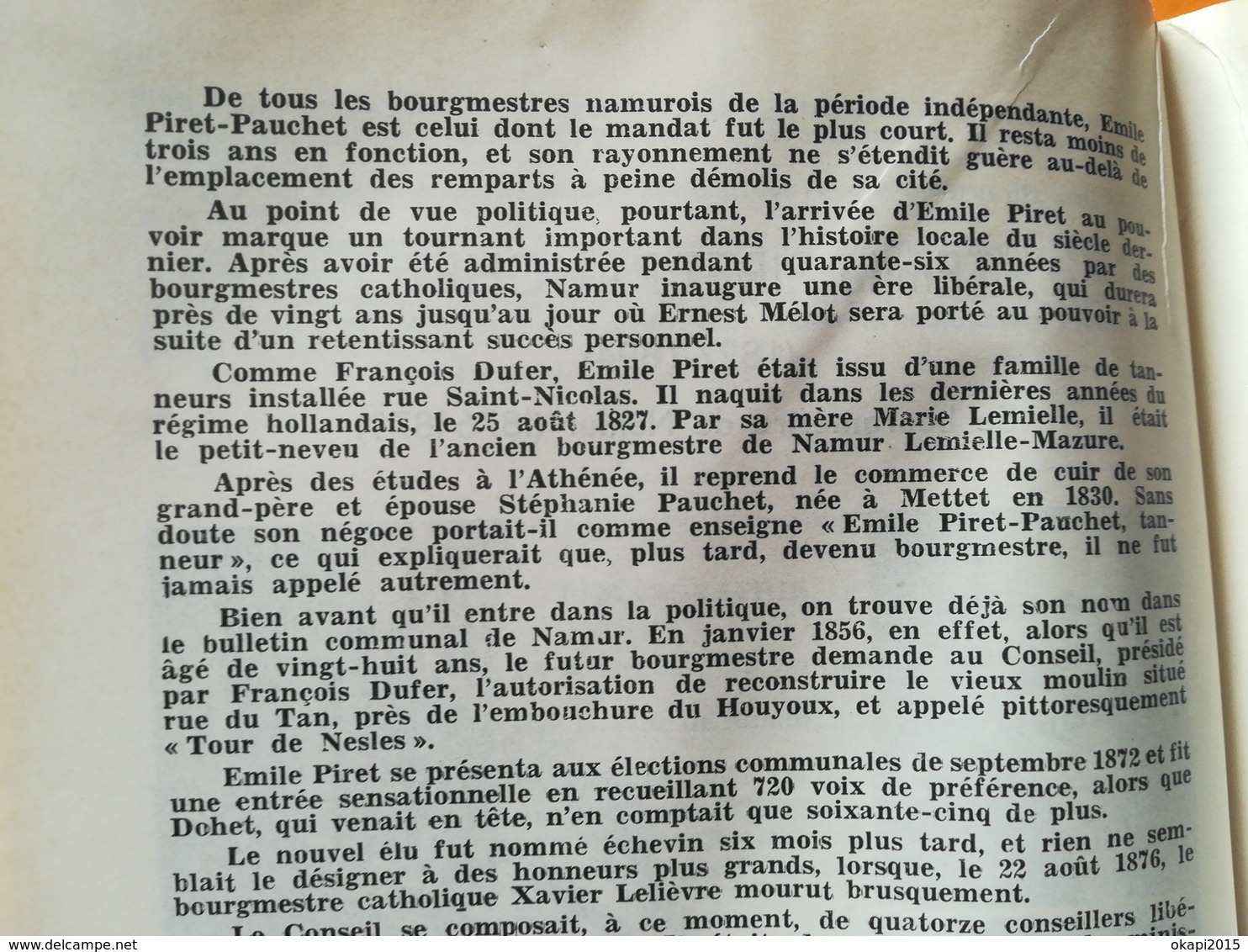 LES FANTÔMES DES RUES DE NAMUR LIVRE AVEC DÉDICACE DE L AUTEUR A. Dulière Année 1956 RÉGIONALISME Belgique