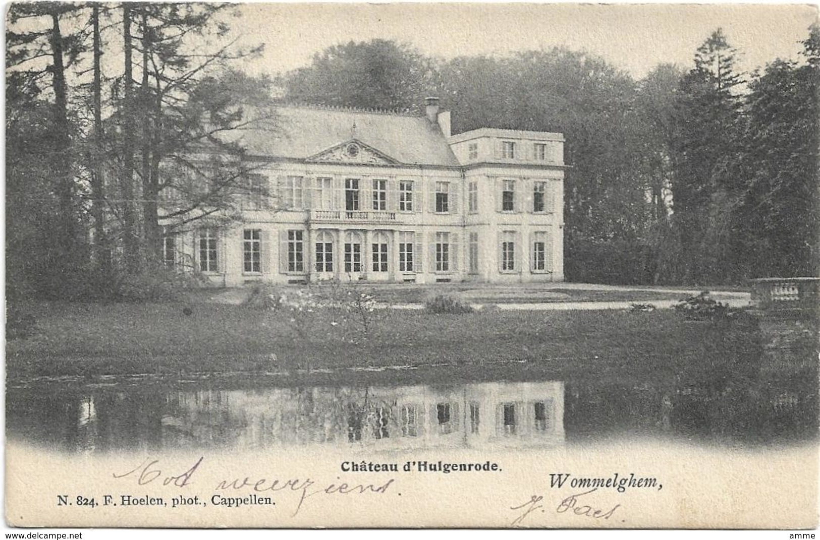 Wommelgem    *  Chateau D'Hulgenrode   (Hoelen,824) - Wommelgem