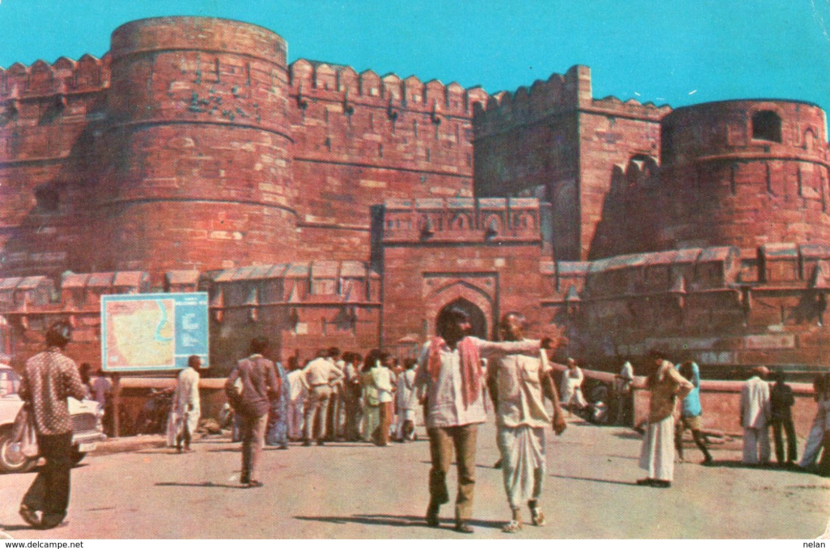 INDIA-AMAR SINGH GATE,AGRA FORT- NON VIAGGIATA     FG - India