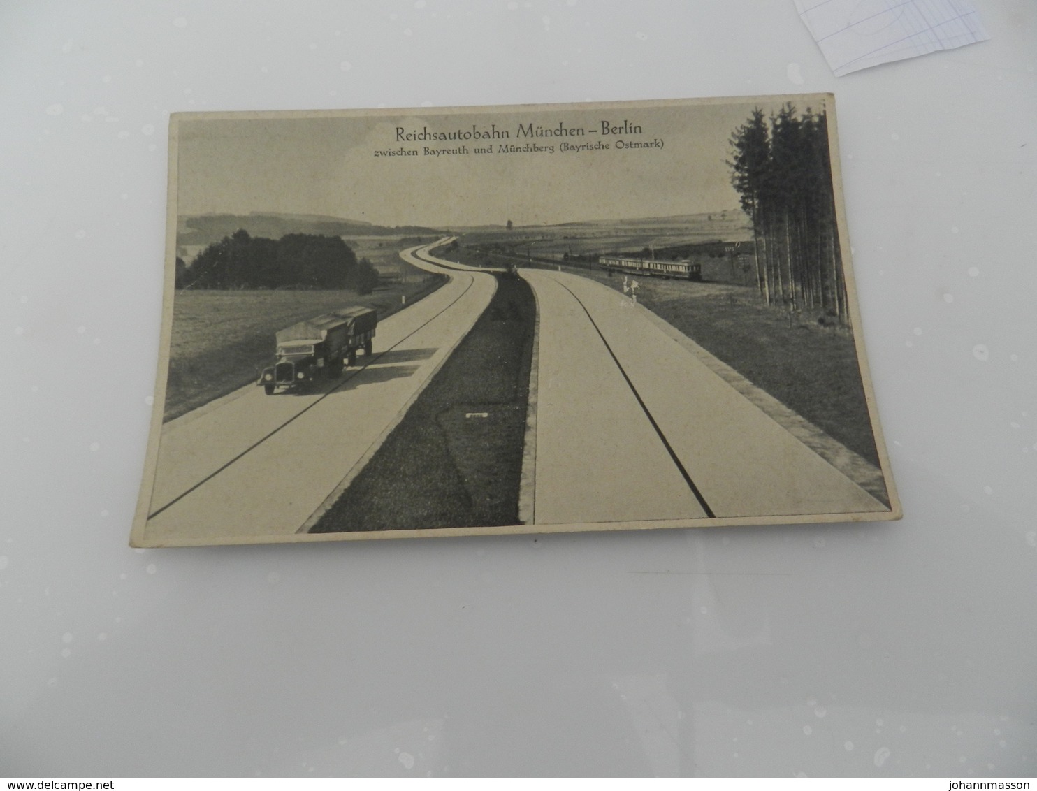 Cp  Reichsautobahn  Munchen - Berlin - Altri & Non Classificati